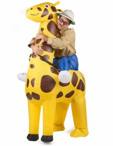 Déguisement girafe gonflable adulte costume