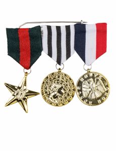 3 Médailles de l'honneur adulte accessoire
