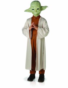 Déguisement luxe Yoda Star Wars  enfant avec masque costume