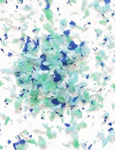 Mini sachet confettis papier ignifugé bleu 50 gr accessoire