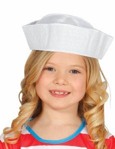 Chapeau marin blanc enfant accessoire