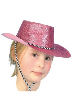 Chapeau Enfant Cowboy Rose costume