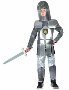 Déguisement chevalier médiéval en armure garçon costume