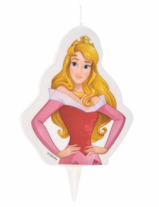 Bougie D'Anniversaire Princesses Disney Aurore accessoire