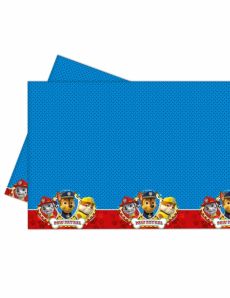 Nappe en plastique bleue et rouge Pat'Patrouille  120 x 180 cm accessoire