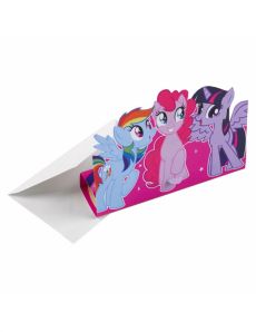 8 Cartons d'invitation My Little Pony accessoire