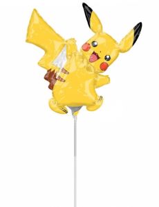 Petit ballon aluminium Pikachu Pokémon 27 x 33 cm accessoire