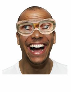 10 Paires de lunettes en carton Goggle Eyes accessoire