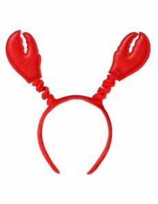 Serre-tête Pinces de Crabe rouge accessoire