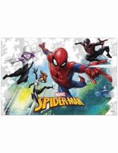 Nappe en plastique Spiderman 120 x 180 cm accessoire
