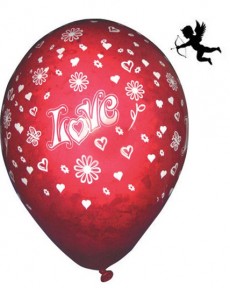 100 Ballons St Valentin accessoire