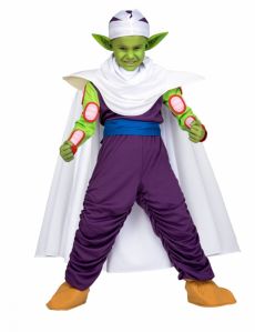 Coffret déguisement Piccolo Dragon Ball enfant avec maquillage 