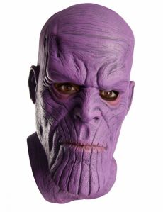 Masque en latex Thanos Avengers Infinity War adulte accessoire