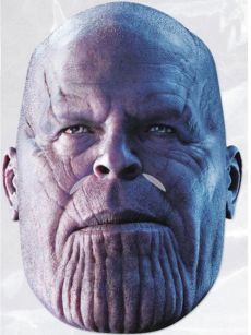 Masque en carton Thanos Avengers Infinity War adulte accessoire