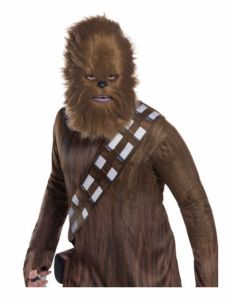 Masque avec fourrure Chewbacca Star Wars adulte accessoire