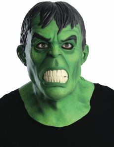 Masque en latex deluxe Hulk adulte accessoire