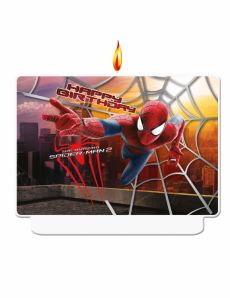 Bougie d'anniversaire The Amazing Spiderman accessoire