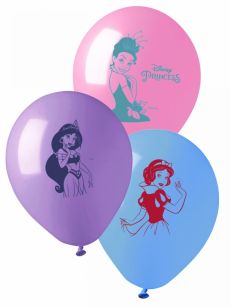 10 Ballons en latex Princesses Disney 28 cm accessoire