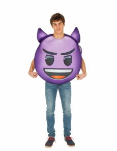Déguisement Emoji diable adulte costume