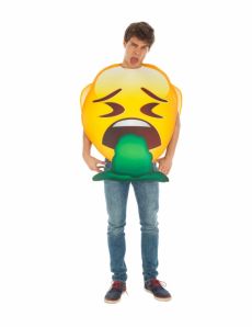 Déguisement Emoji vomito adulte costume