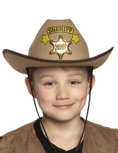 Chapeau cowboy shériff enfant accessoire