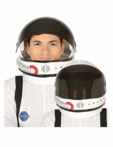 Casque astronaute visière amovible adulte accessoire