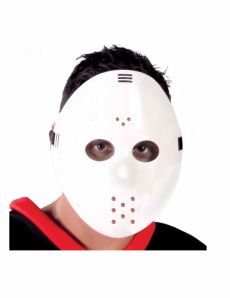 Masque de hockey blanc adulte accessoire