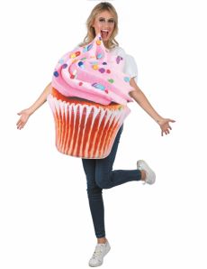 Déguisement cupcake vitaminé rose adulte costume