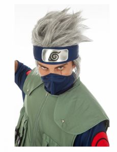 Perruque Kakashi Hatake Naruto adulte accessoire