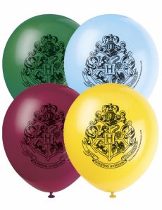 8 Ballons en latex Harry Potter 30 cm accessoire