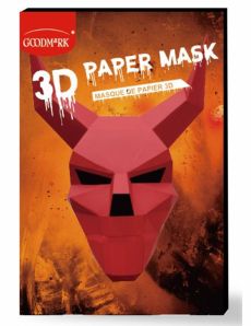 Masque de papier 3D diable adulte accessoire