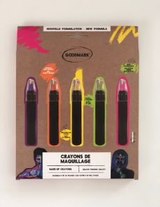 5 Crayons de maquillage UV 2,8 g accessoire