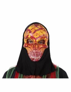 Masque Squelette Rouge Adulte accessoire