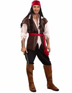 Déguisement grande taille pirate homme costume