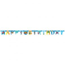 Guirlande lettres en papier Happy Birthday Top Wing 218 x 12 cm accessoire