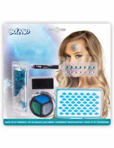 Kit maquillage sirène bleue adulte accessoire