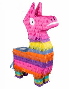 Piñata lama multicolore 58 x 35 cm accessoire