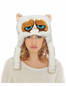 Bonnet Grumpy cat adulte accessoire