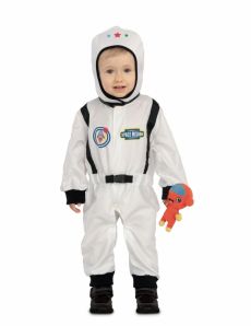 Déguisement astronaute avec petit extraterrestre bébé costume