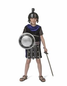 Déguisement tunique guerrier romain garçon 
