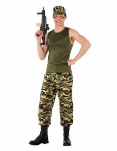 Déguisement de soldat militaire adolescent costume
