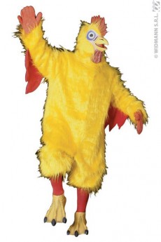 Mascotte Coq Peluche costume