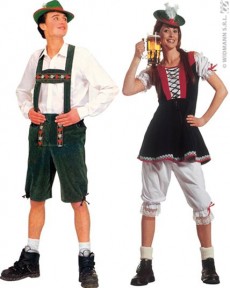 Couple de Tyroliens costume