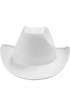 Chapeau CowBoy Blanc accessoire
