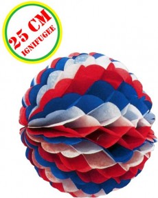 Boule Tricolore 25cm accessoire
