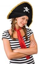Chapeau chef des pirates adulte