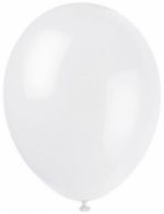 12 Ballons blancs 28 cm