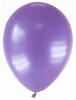 12 Ballons métallisés violets 28 cm