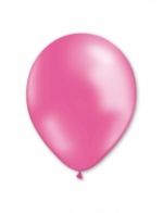100 Ballons roses métallisés 29 cm