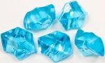 Pierres effet cristal turquoise 100 g
